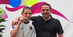 Marc-Antonio von Tugginer mit seinem bis dato größten Erfolg - Bronze auf der EM in Sarajevo